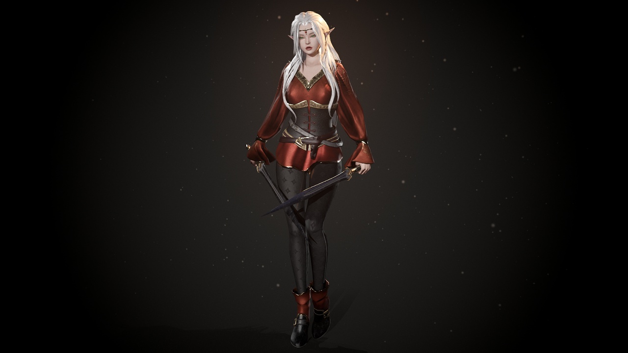 Media 1 for listing Elf Swordswoman