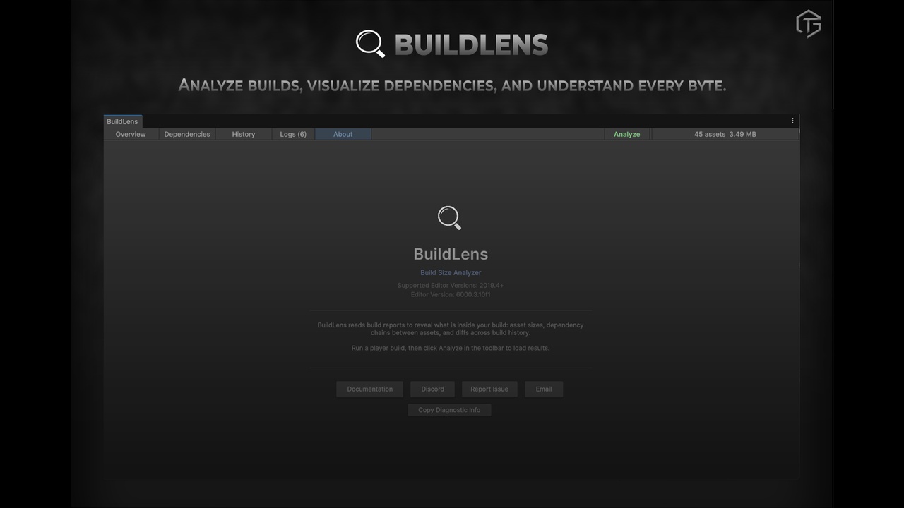 Media 1 for listing BuildLens - Unity Build Size Analyzer