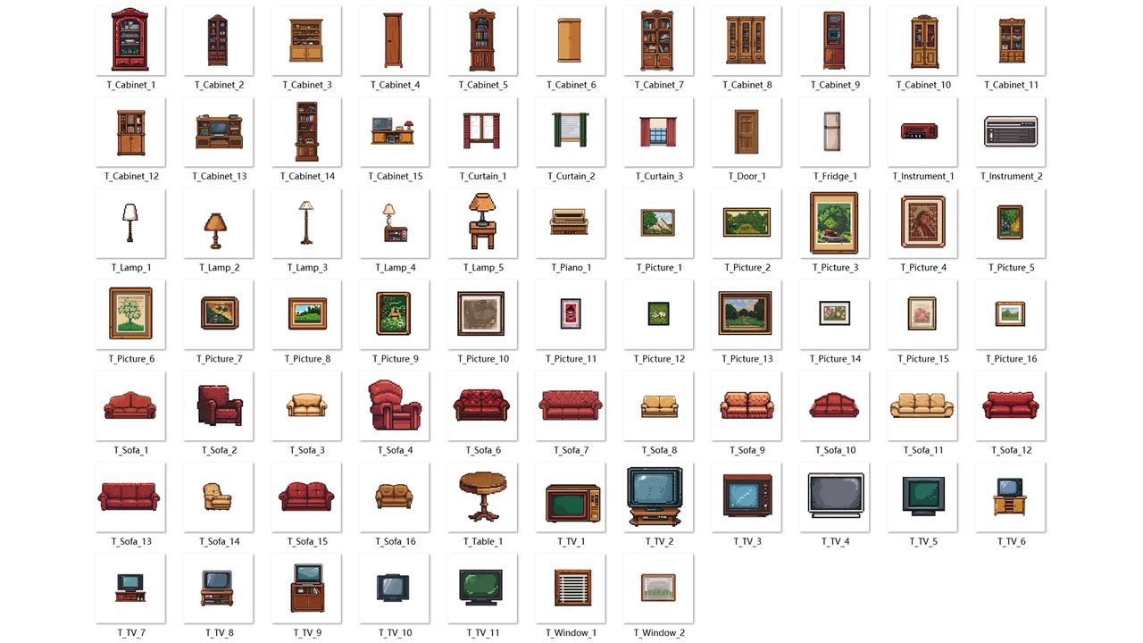 Media 1 for listing 2D Pixel Furniture 4