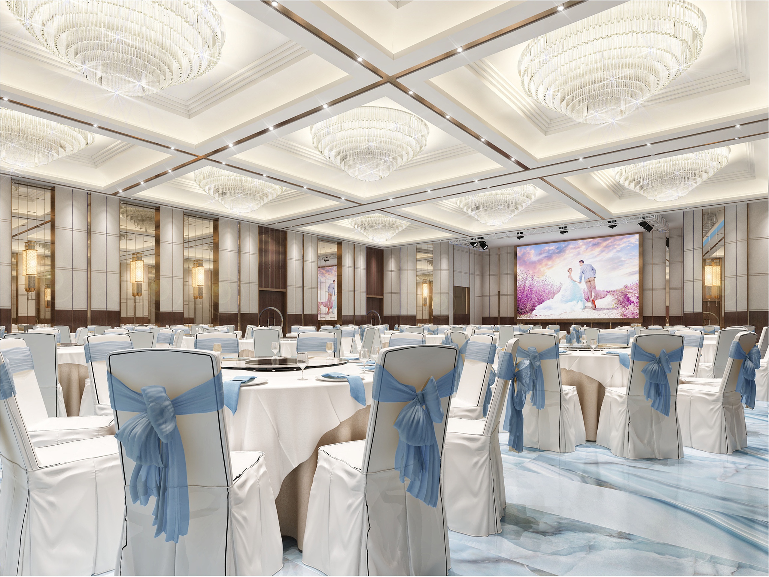 Media 1 for listing Luxury Wedding Hall | Hotel Banquet Ballroom Vol.01
