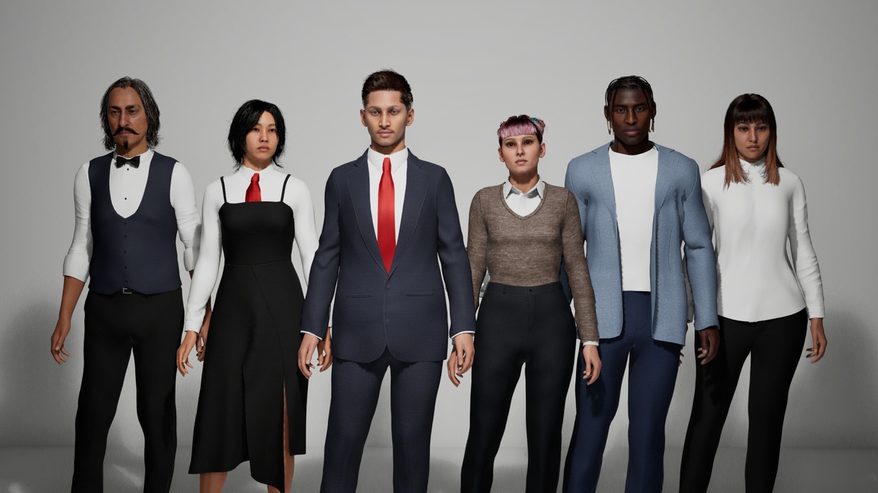 Media 1 for listing Metahuman Office Outfit Bundle