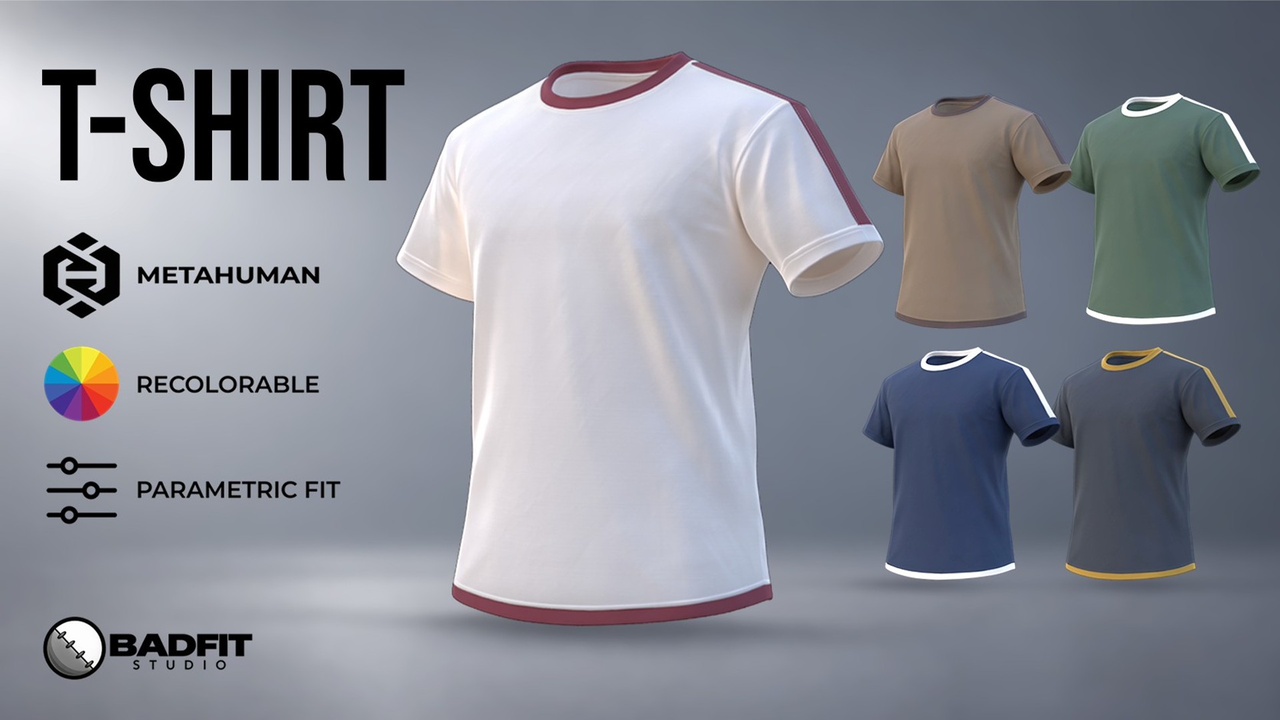 Media 1 for listing Shirt Metahuman 01 - MHPKG