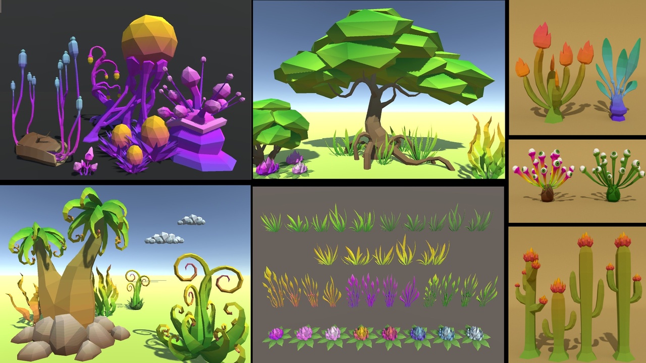 Media 1 for listing Alien Plants Pack (124 items)