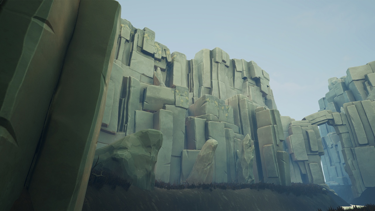 Media 1 for listing Stylized Dark Rocks & Cliffs