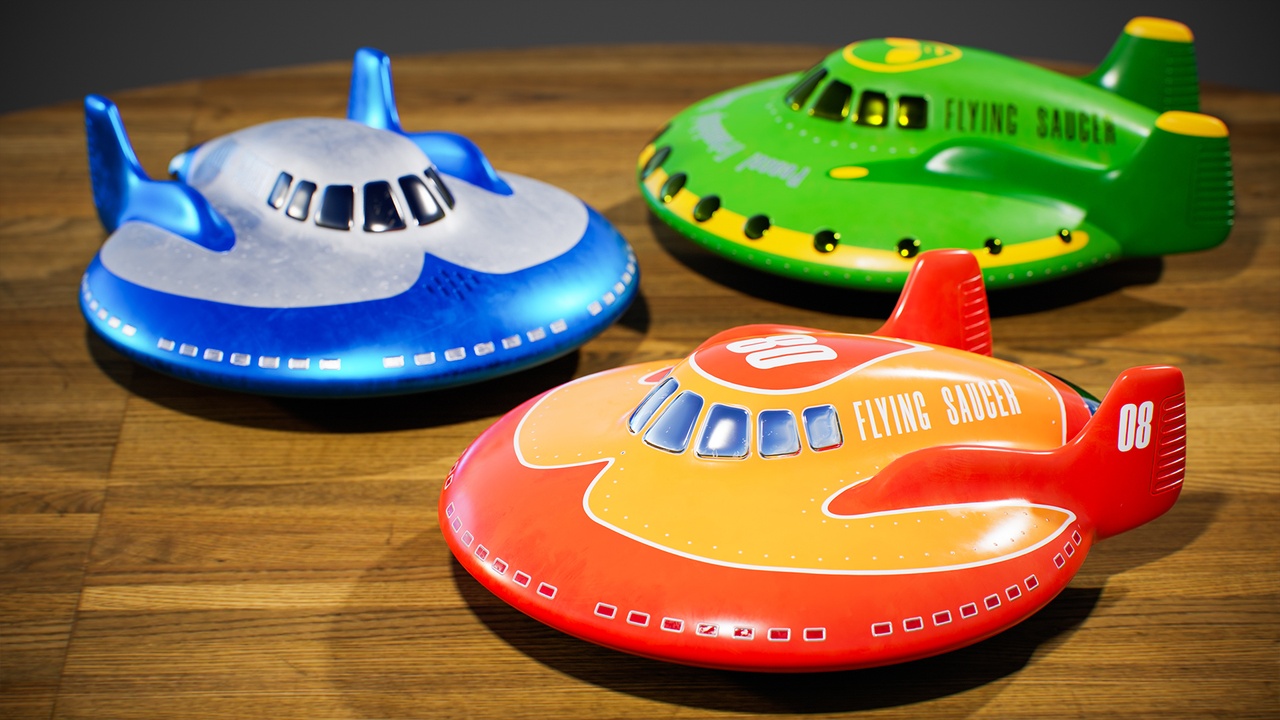 Media 1 for listing Stylized Flying Saucer. Toy