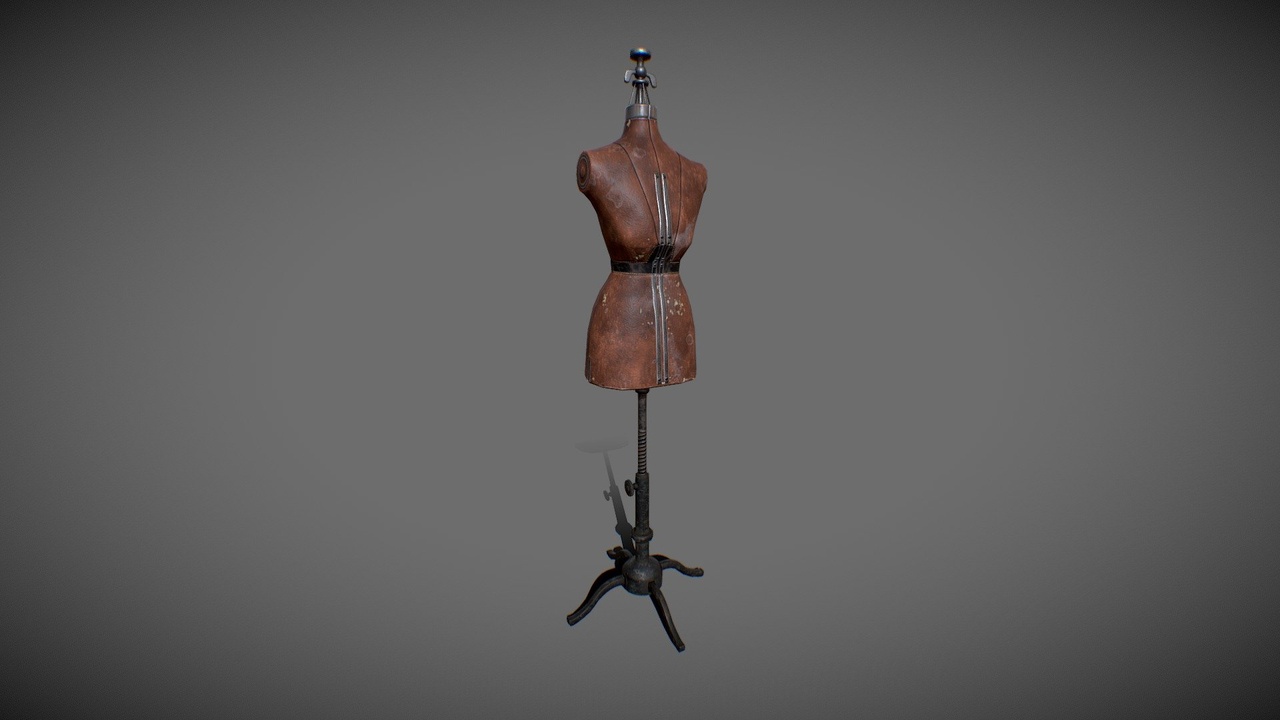 Media 1 for listing Old Sewing Mannequin V2