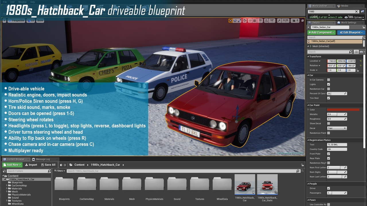 Media 1 for listing 1980s Hatchback Car