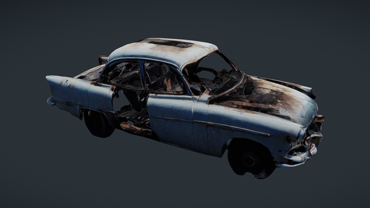 Media 1 for listing 1950s car abandoned 001