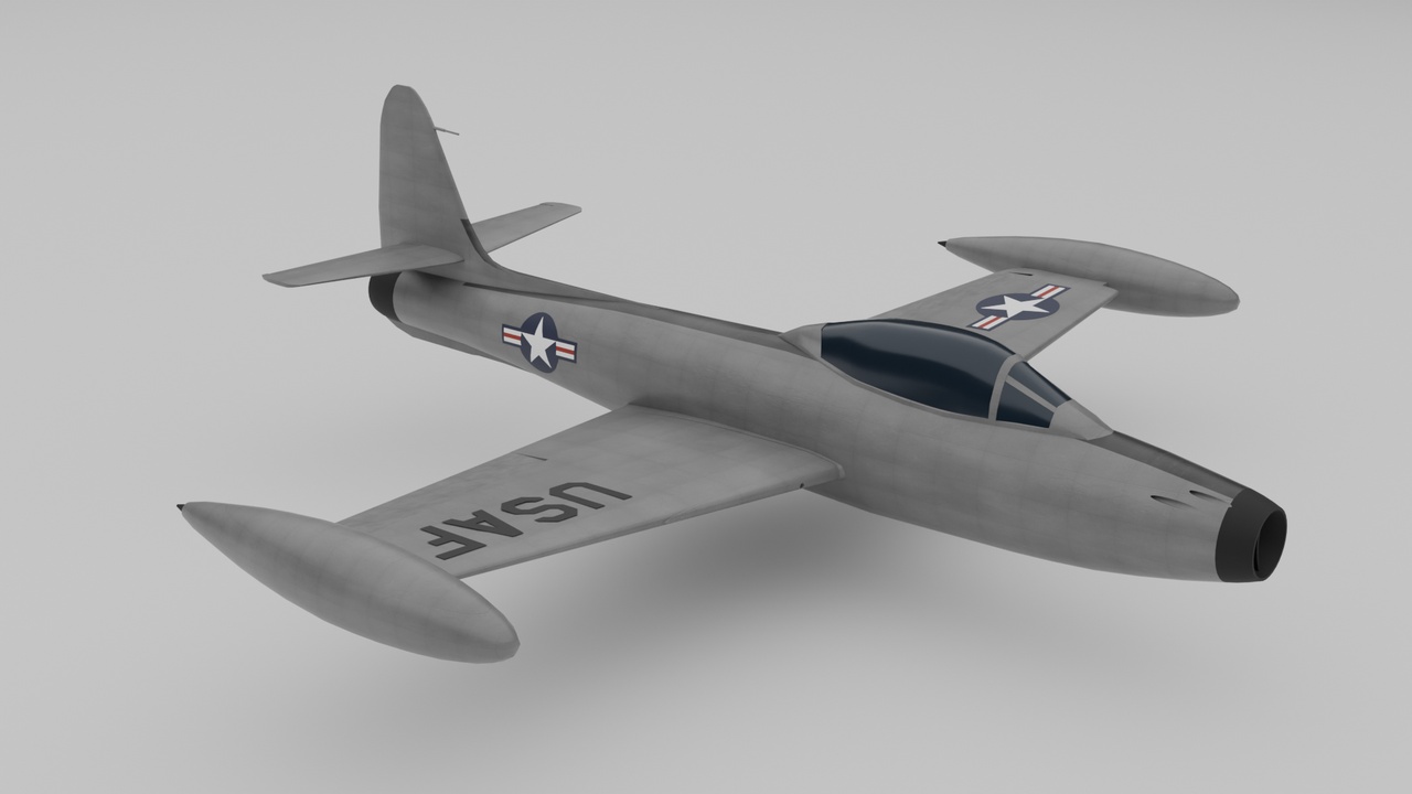 Media 1 for listing Early American Fighter Jet F-84 Thunderjet