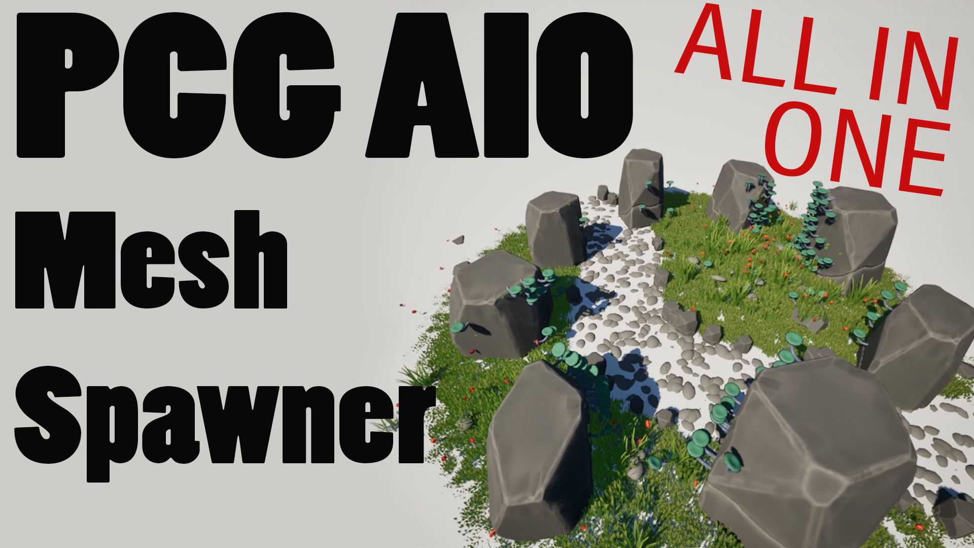 PCG AIO All in One Static Mesh Spawner | Fab
