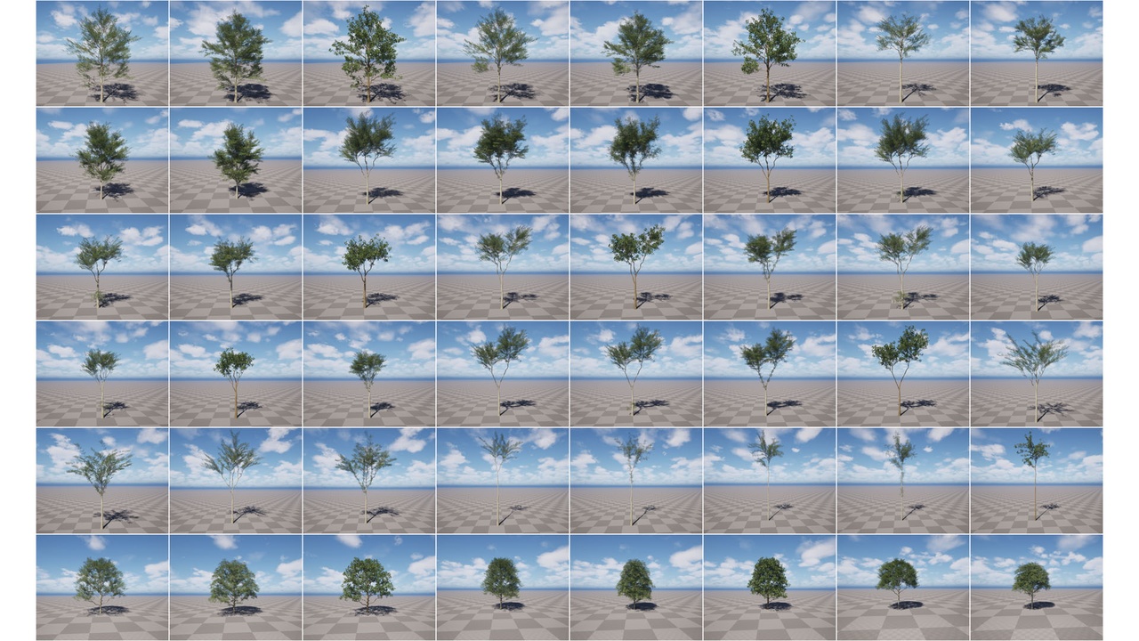 Media 1 for listing PVE Procedural Vegetation: Broadleaf Tree Presets