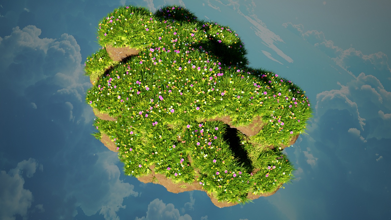 商品 Terrain Generator Tool Blender Geometry Node 的媒体 1