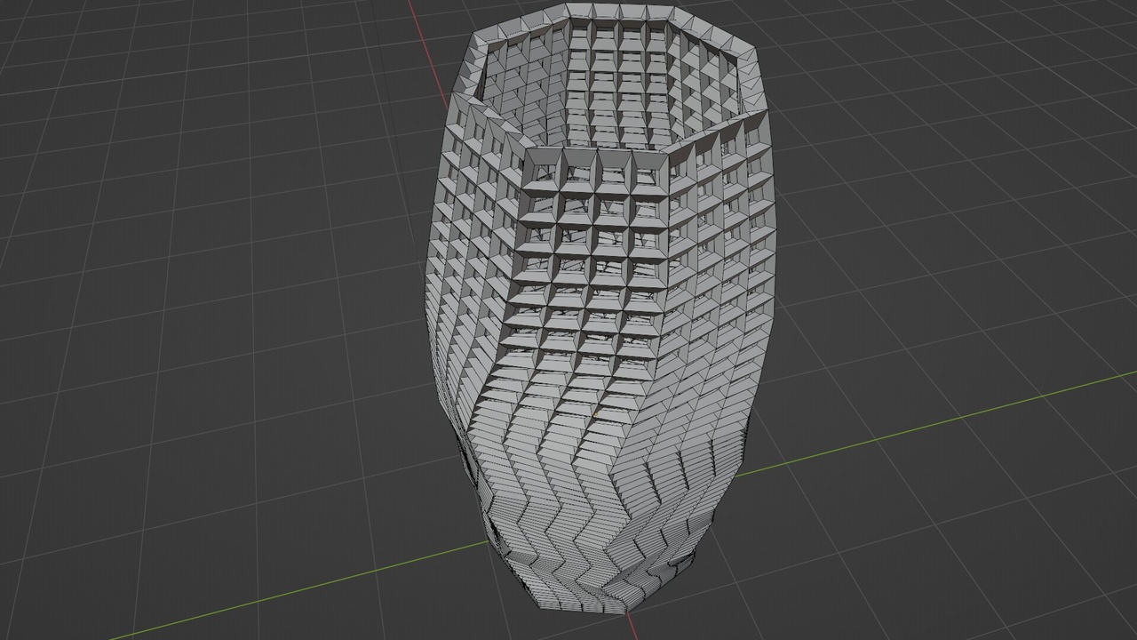 Media 1 for listing Faceted Mesh Cup