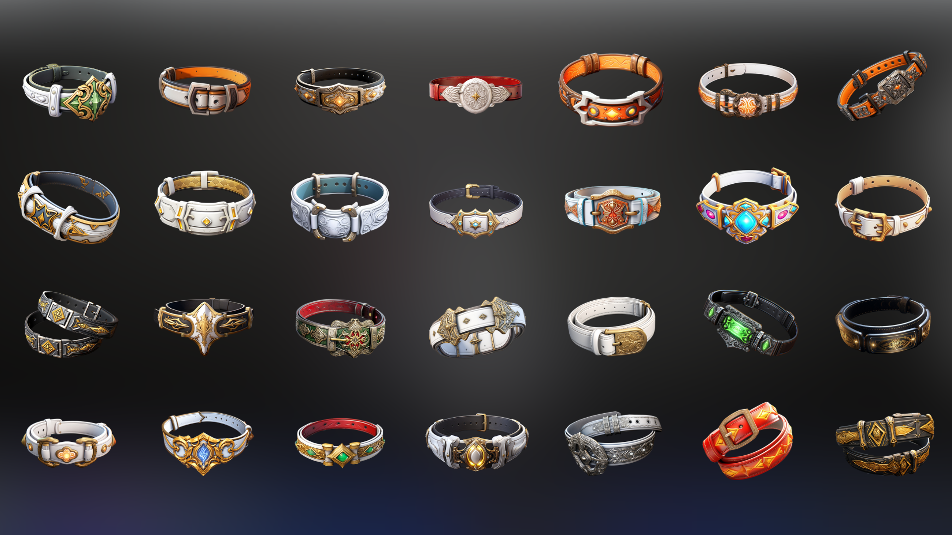 Fantasy Belts Icon Pack Fab