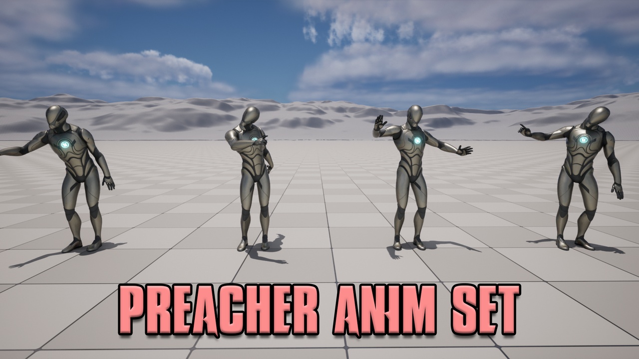 Media 1 for listing Preacher Anim Set