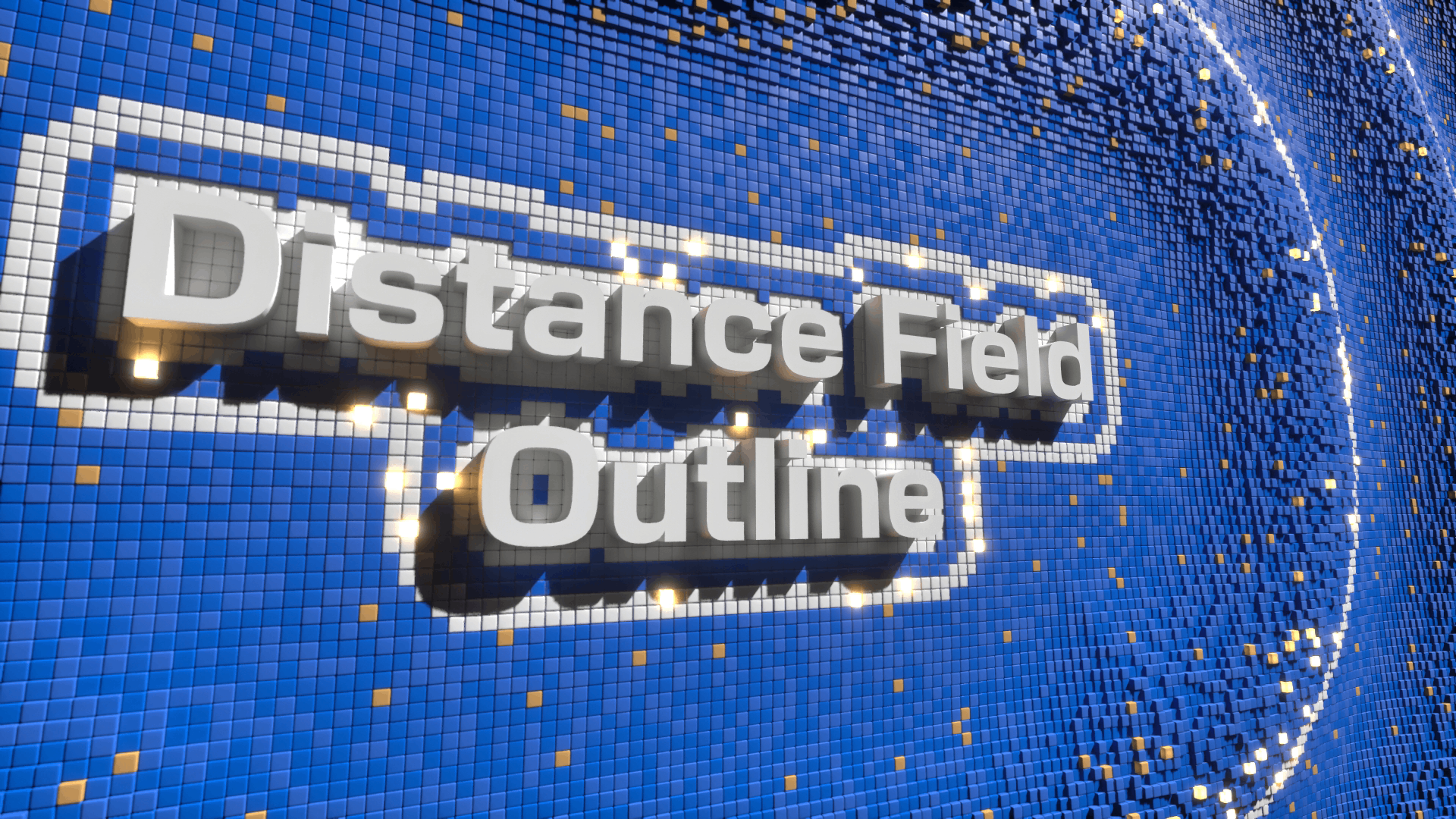 Distance Field Outline | Fab