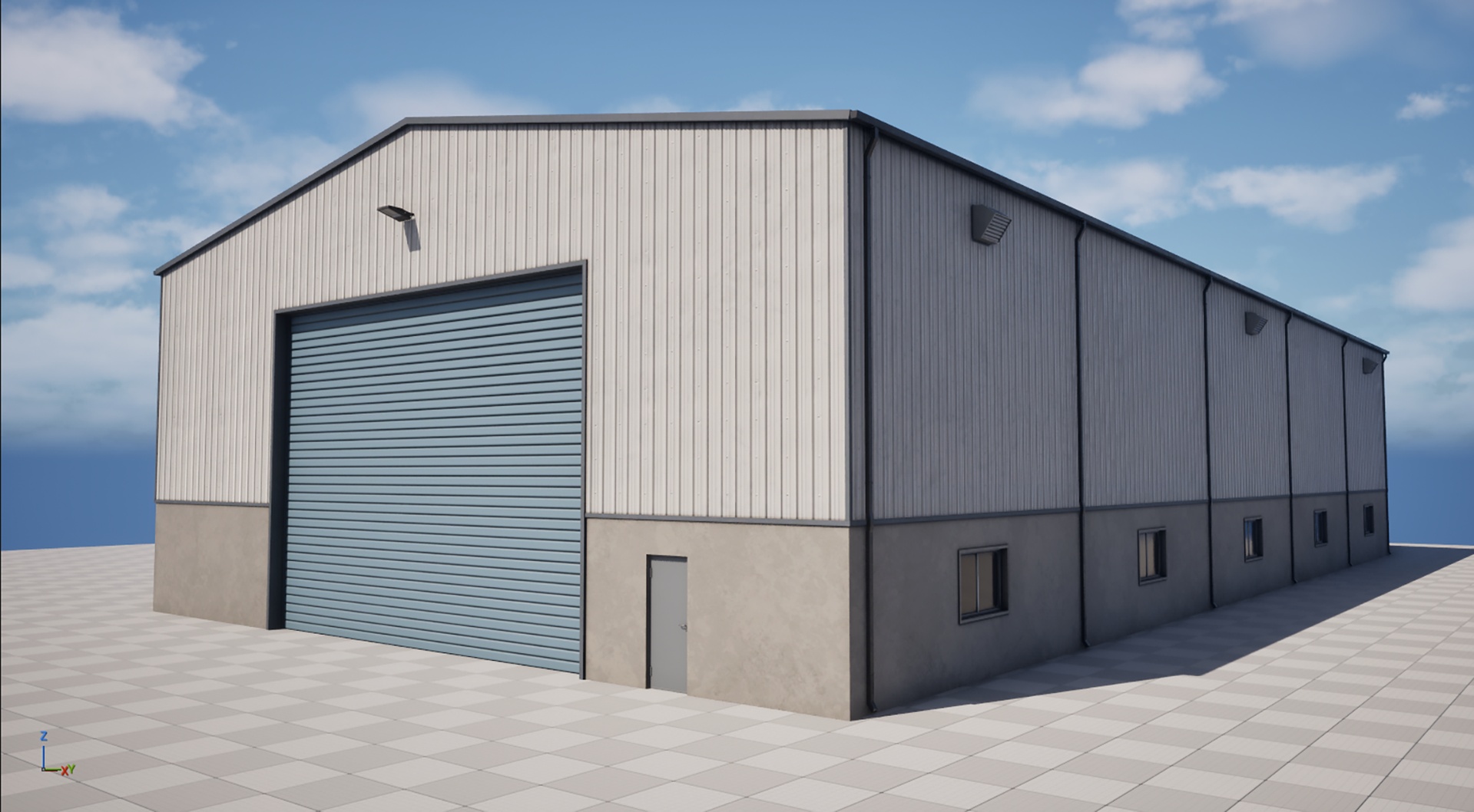 Media 1 for listing 5 Industrial Buildings Pack 2 PBR Low Poly