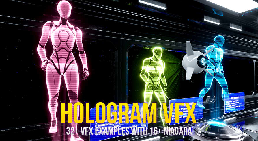 HOLOGRAM VFX With Niagara | Fab