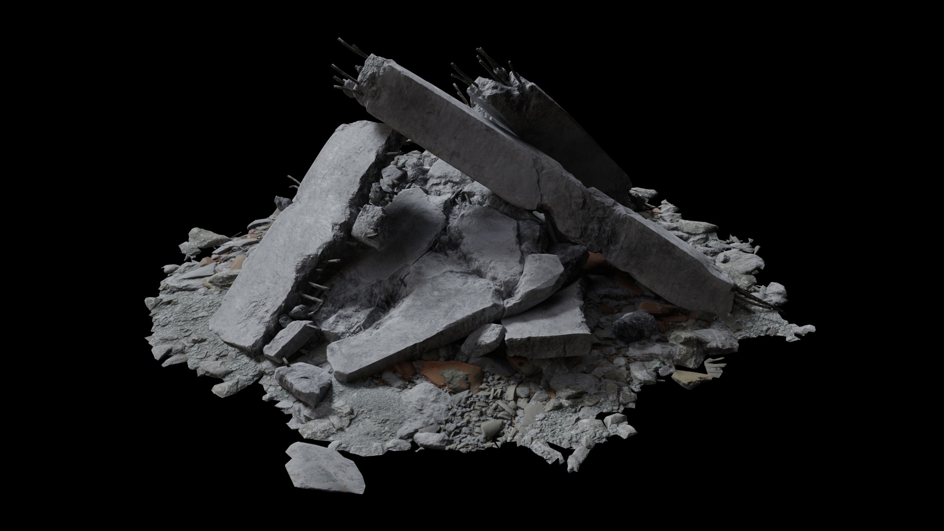 Media 1 for listing Ruin Debris Rubble 05 Low-Poly