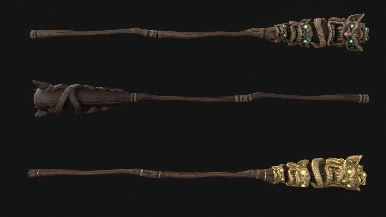 Media 1 for listing Orc Shaman Staff 4