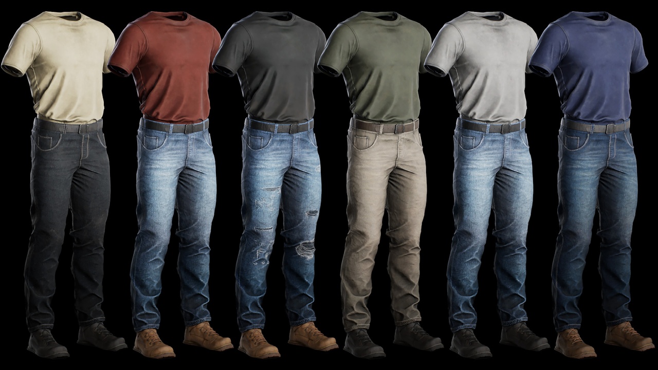 Media 1 for listing T Shirt Сasual Outfit - Metahuman