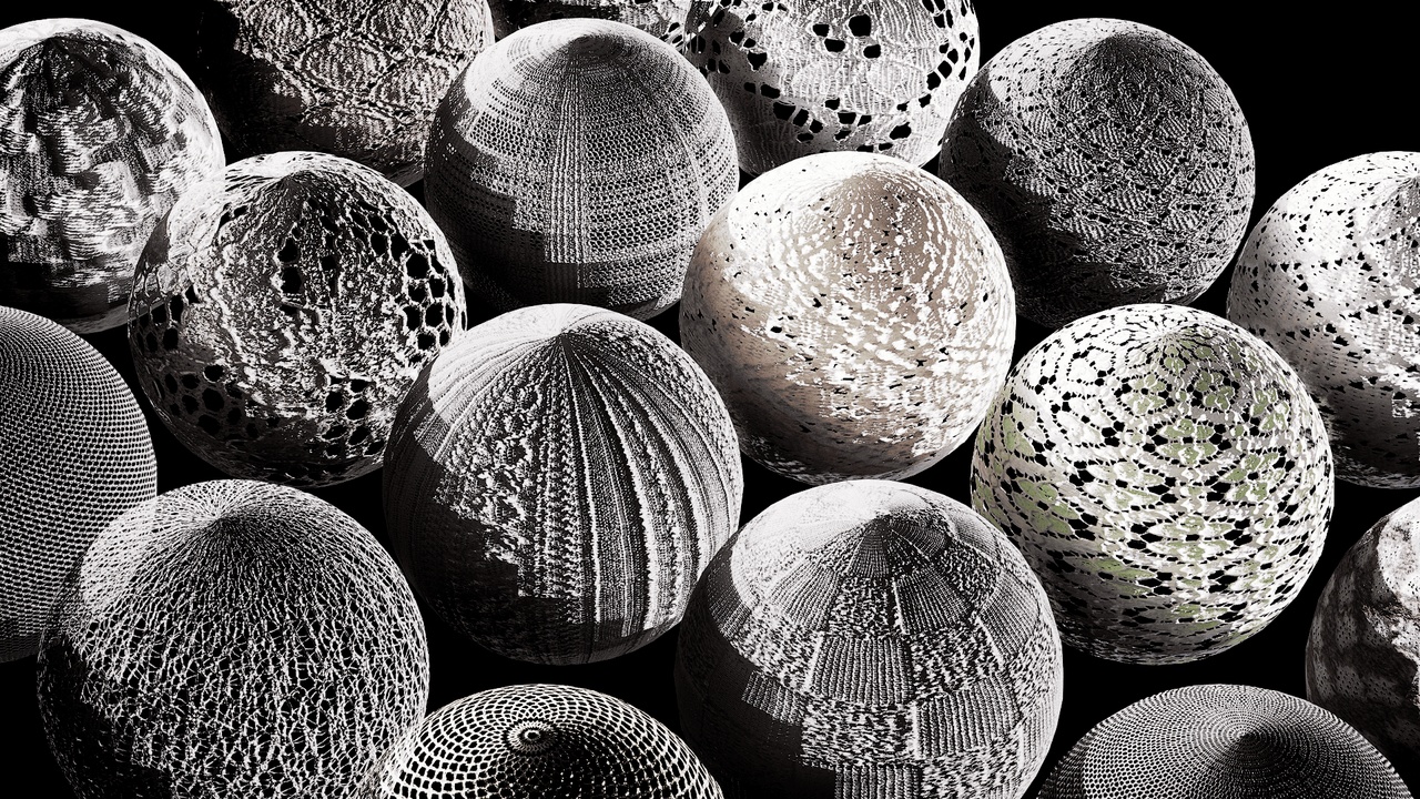 Media 1 for listing Photoscanned from real Japanese Lace — drop-in 4K PBR materials Vol8