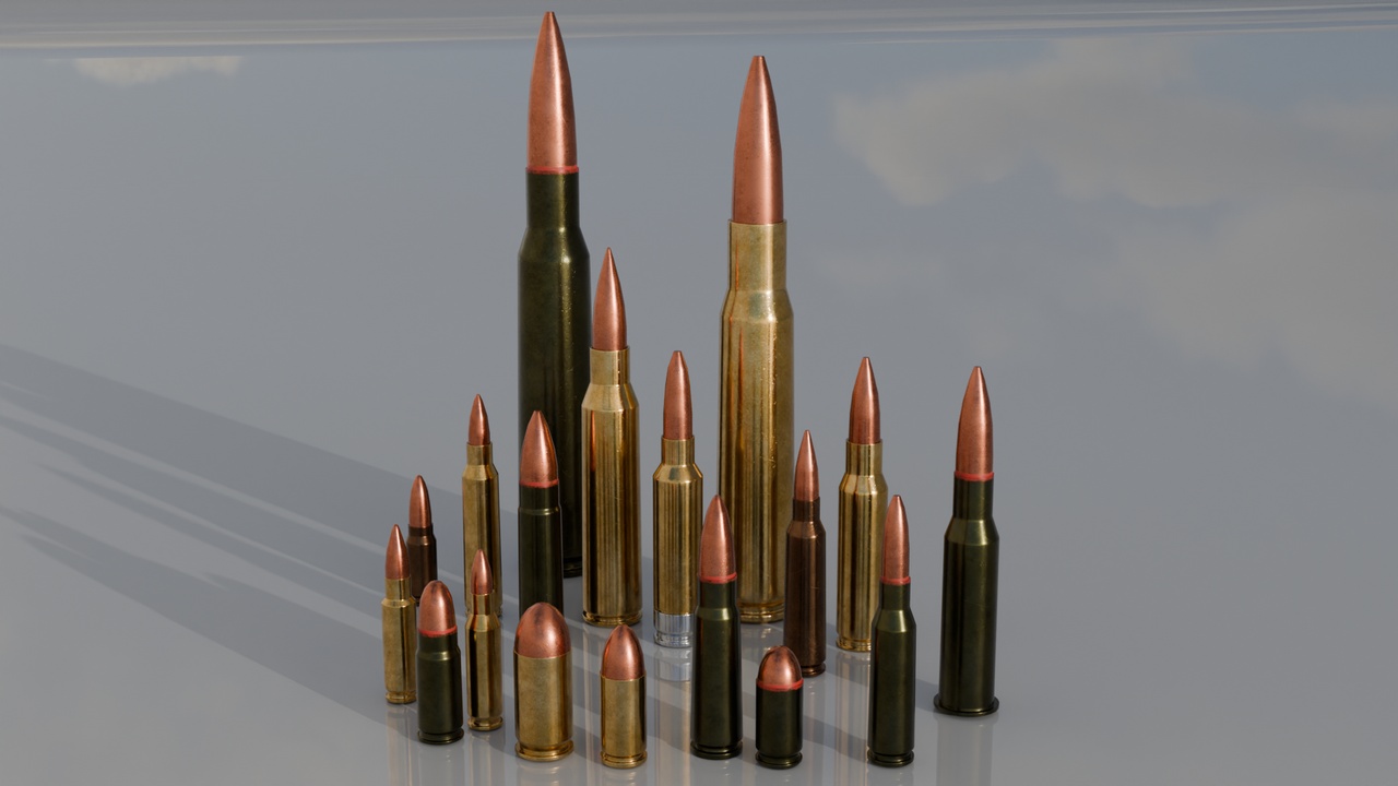 Media 1 for listing Cartridge/Ammo Pack – 18 Calibers [Game Ready]