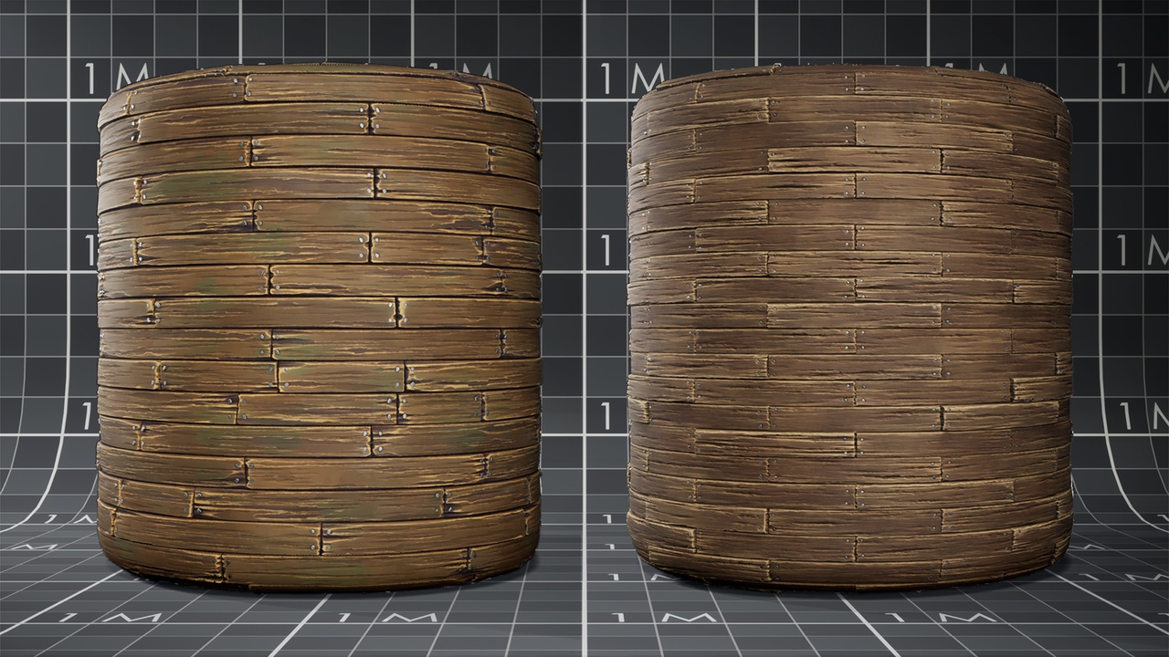 Media 1 for listing Stylized Planks Wood Materials