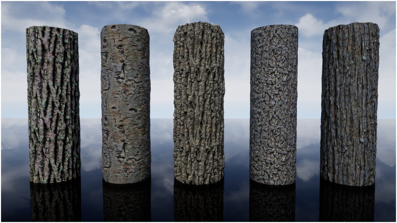 Media 1 for listing Gaia's 21 Nature Materials / Photorealistic