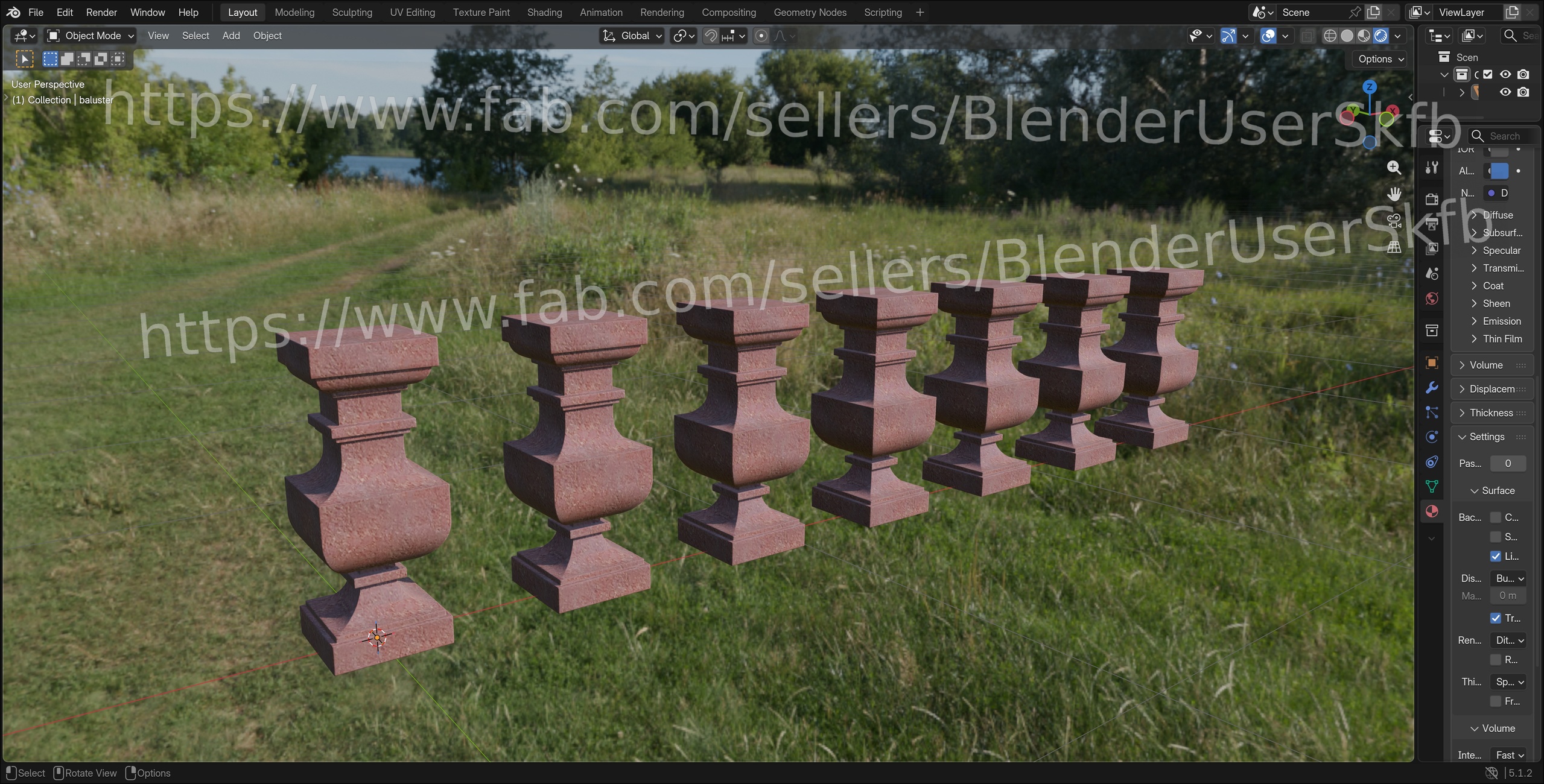 Media 1 for listing Baluster (Schloss Neusorge)
