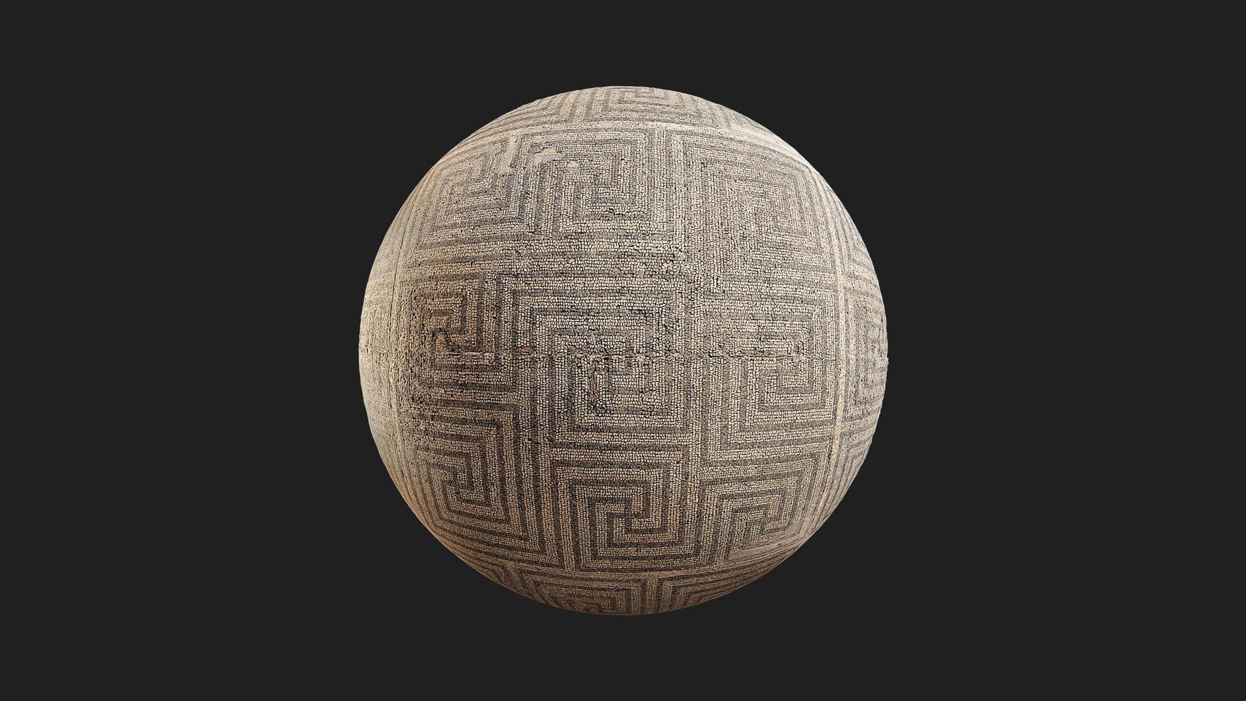 Media 1 for listing Roman Mosaic Pattern