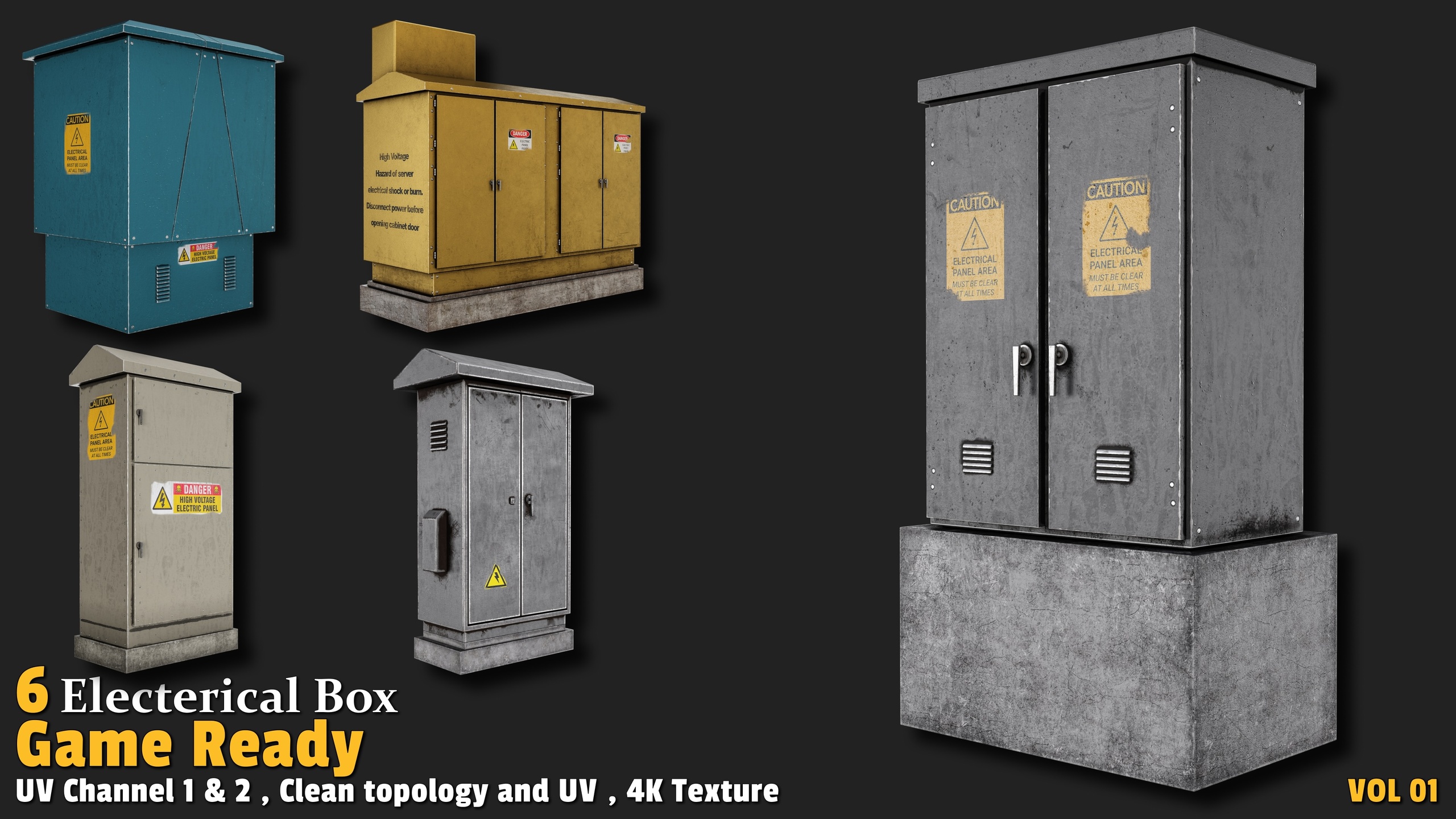 Media 1 for listing 6 Electrical Box – Game-Ready