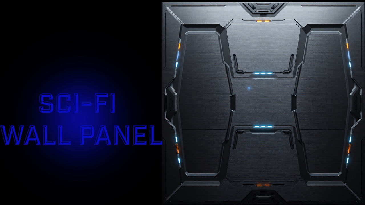 Media 1 for listing Sci-Fi Wall Panel 01