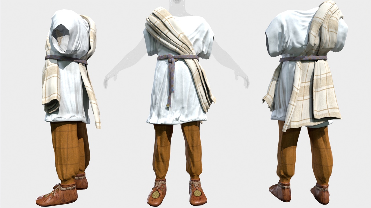Media 1 for listing Gaul Warrior Outfit - Series I