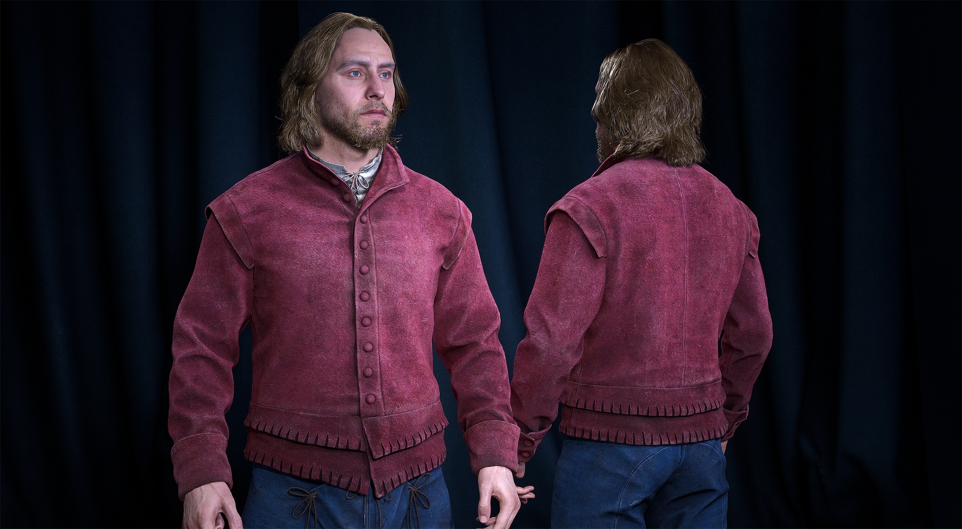 Media 1 for listing Medieval doublet - MetaHuman