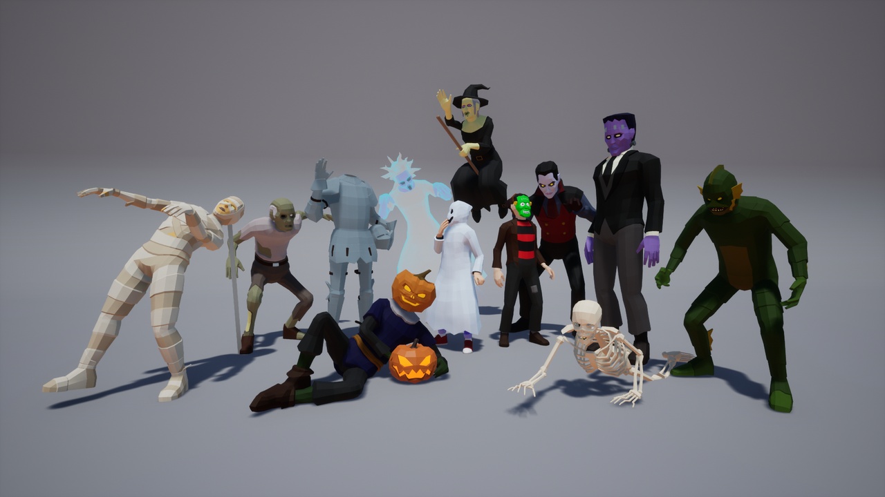 Horror Characters Pack - Donut Works | Fab