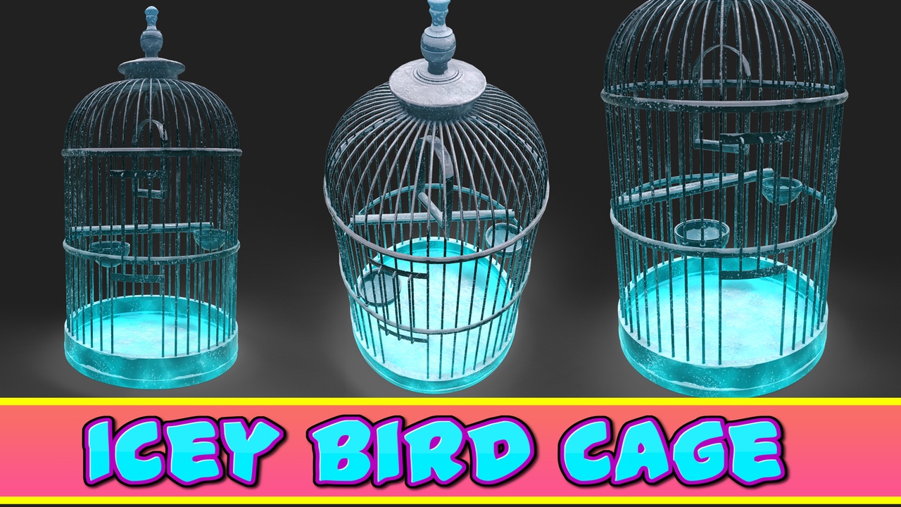 Media 1 for listing Icey Bird Cage