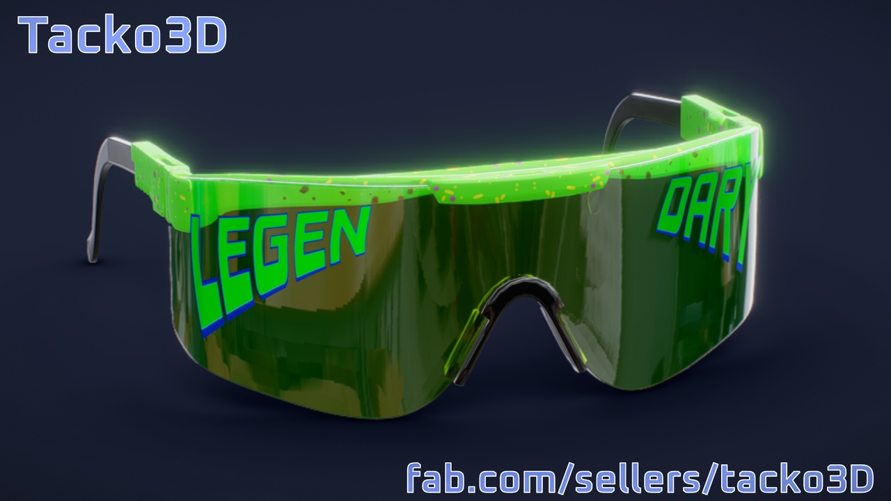 商品 Toixc Green Cool Sunglasses 的媒体 1