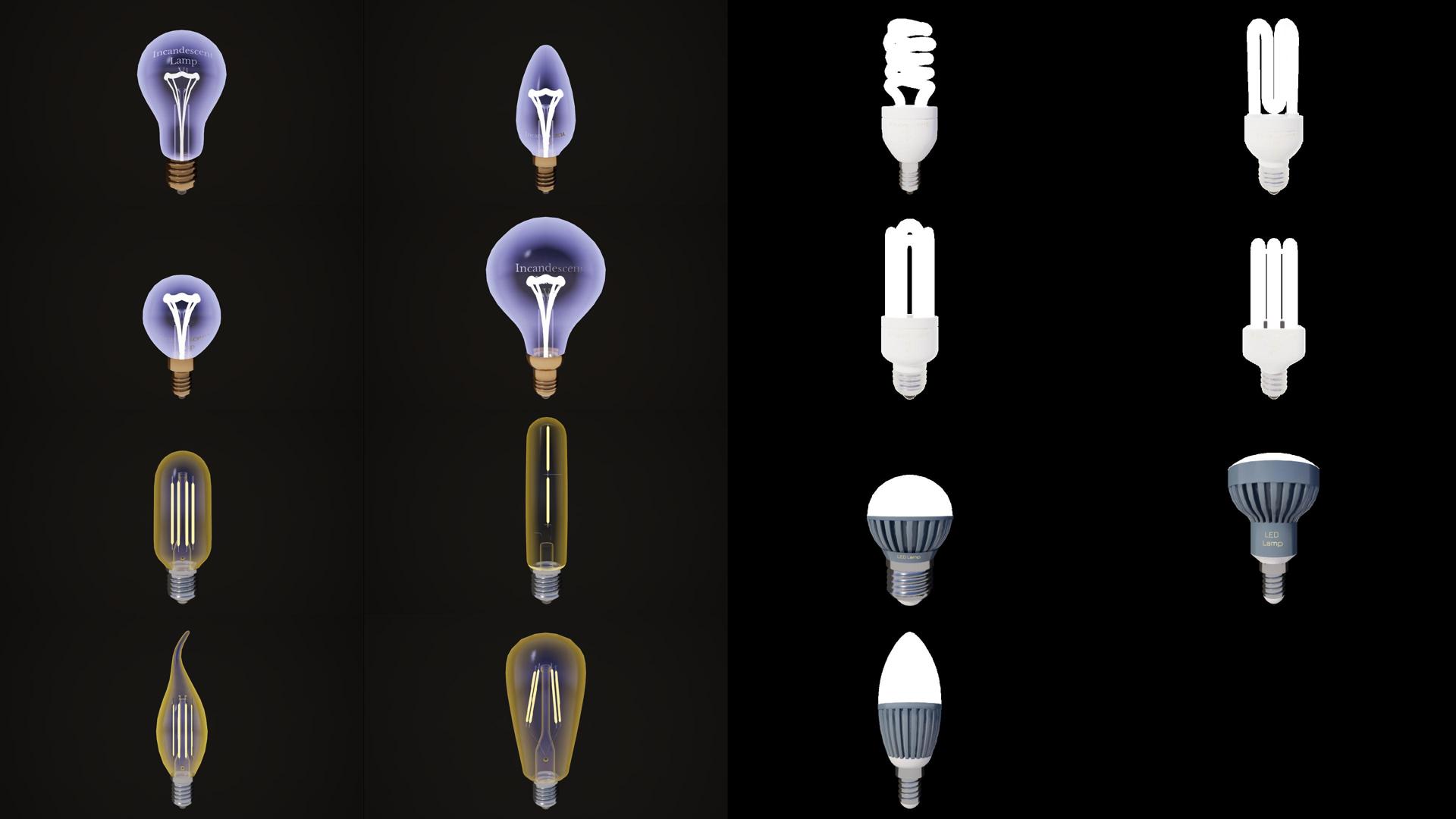 Fb Light Light bulbs set | Fab