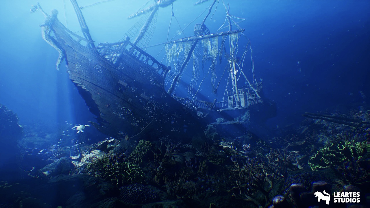 Media 1 for listing Underwater Sunken Ship Environment ( Underwater Sunken Ship Ship Underwater )