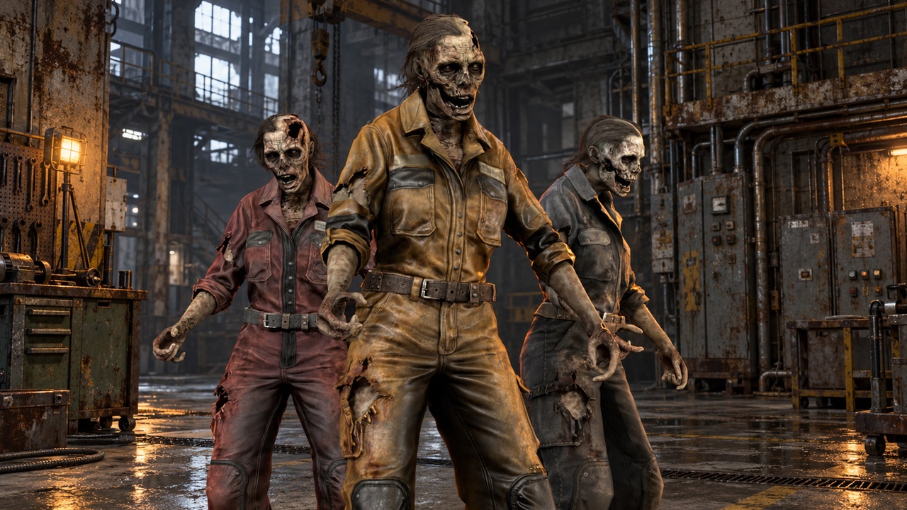 Media 1 for listing Zombie Worker Girl