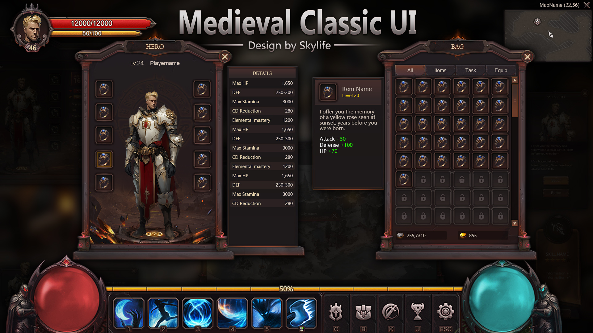 Medieval Classic UI | Fab