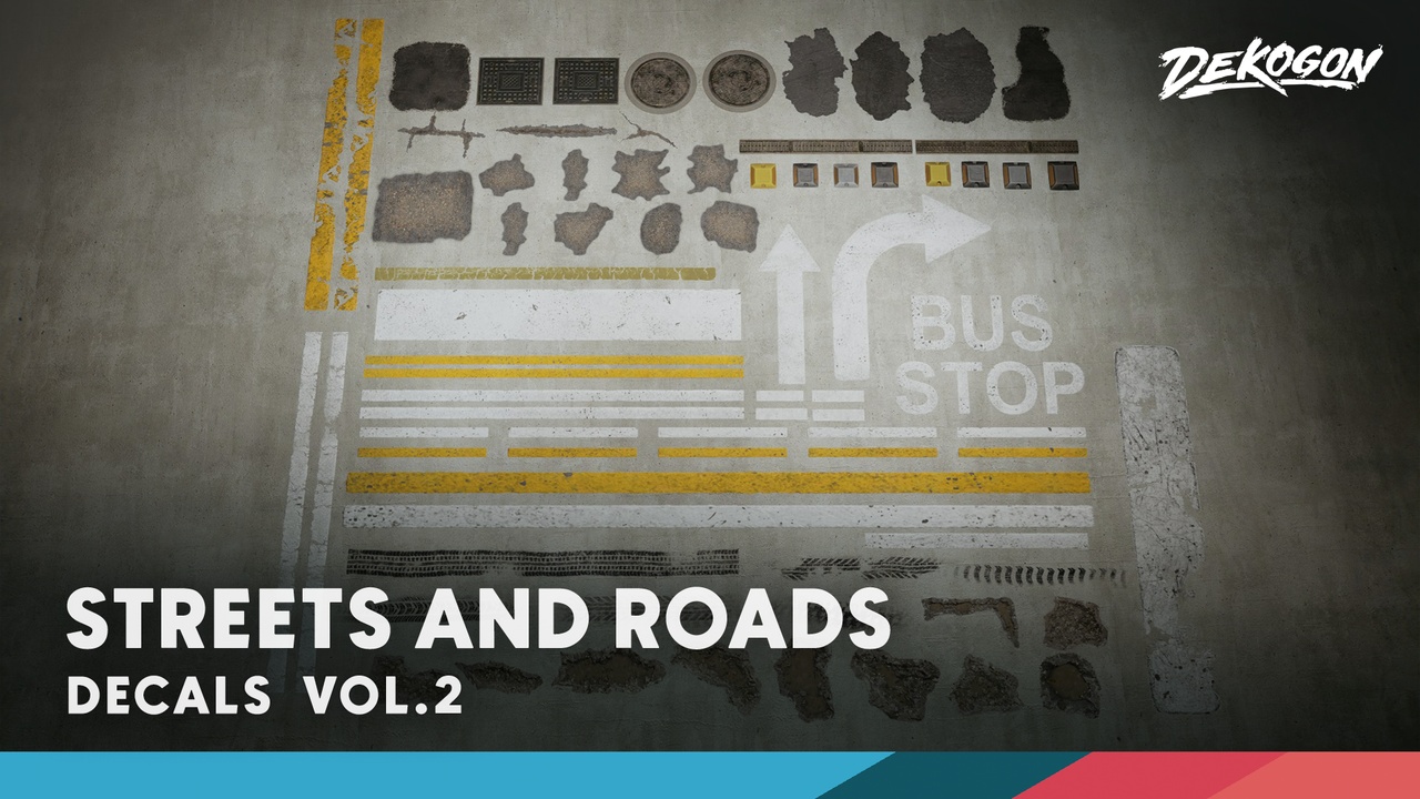 Media 1 for listing Decals VOL.2 - Roads and Streets