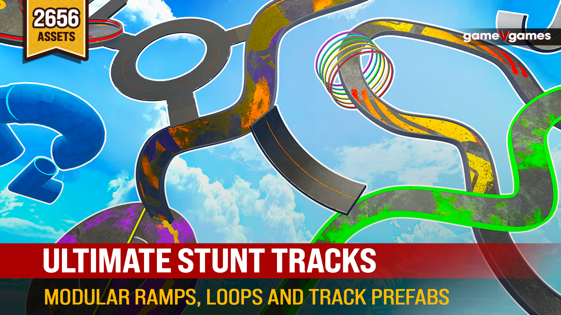 Ultimate Stunt Tracks - Modular Ramps, Loops & Track Prefabs | Fab