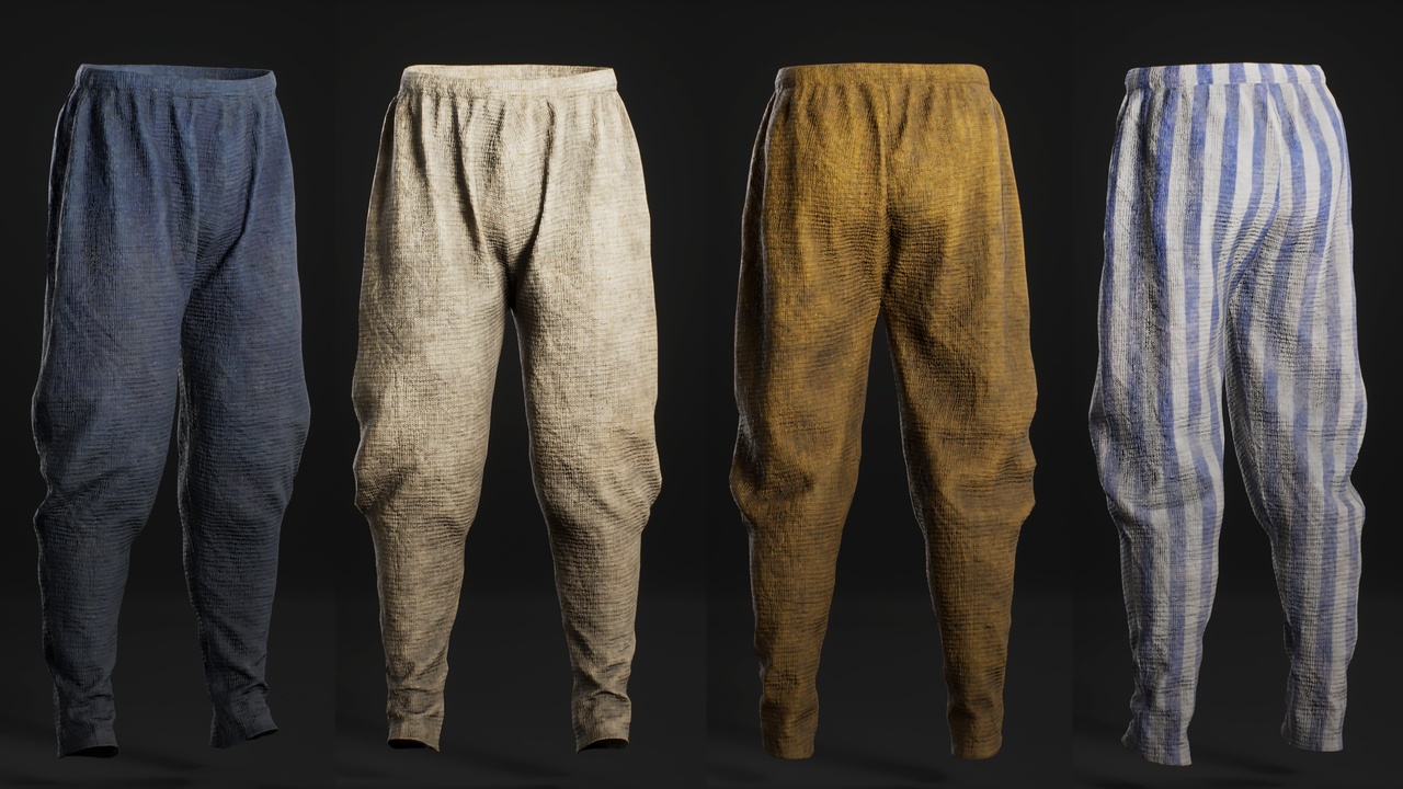 Media 1 for listing Medieval Trousers - Metahuman