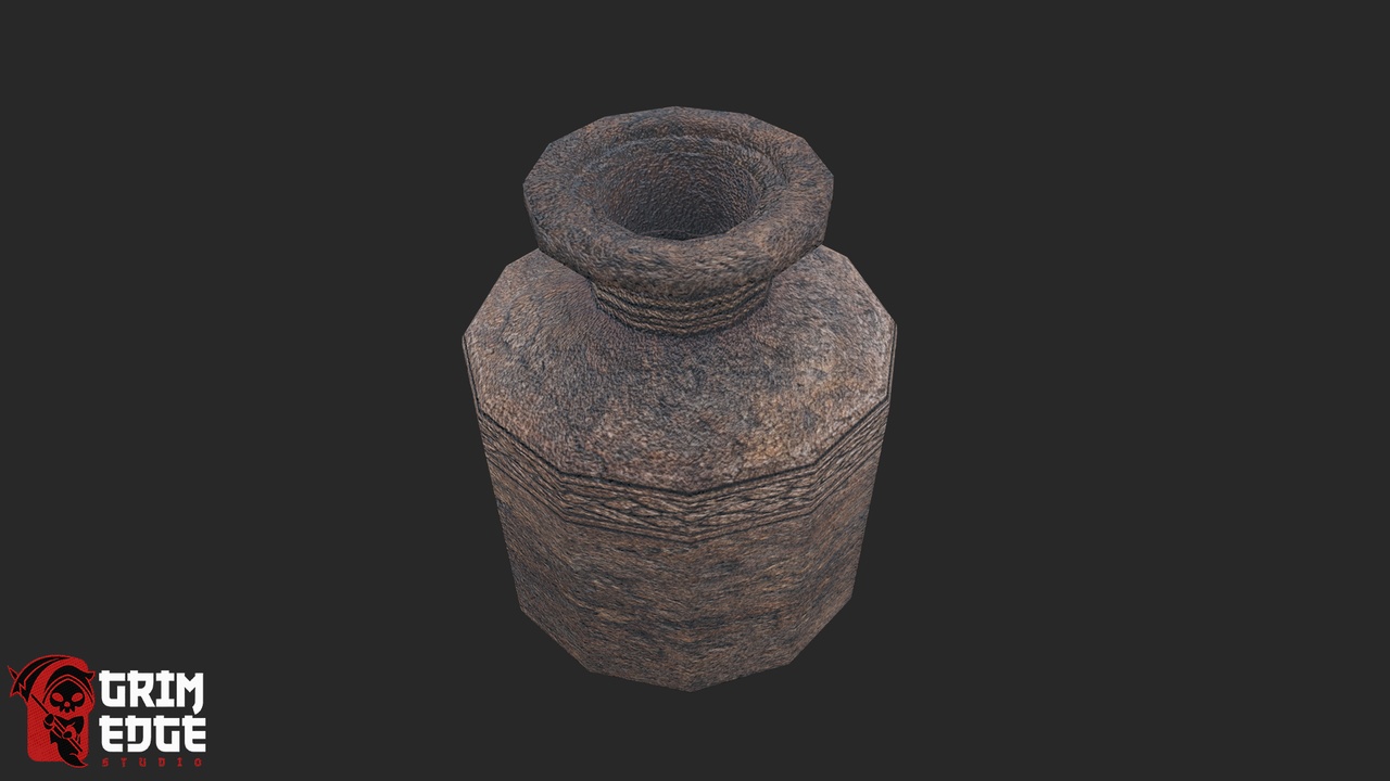 Media 1 for listing Rustic Herbal Storage Pot