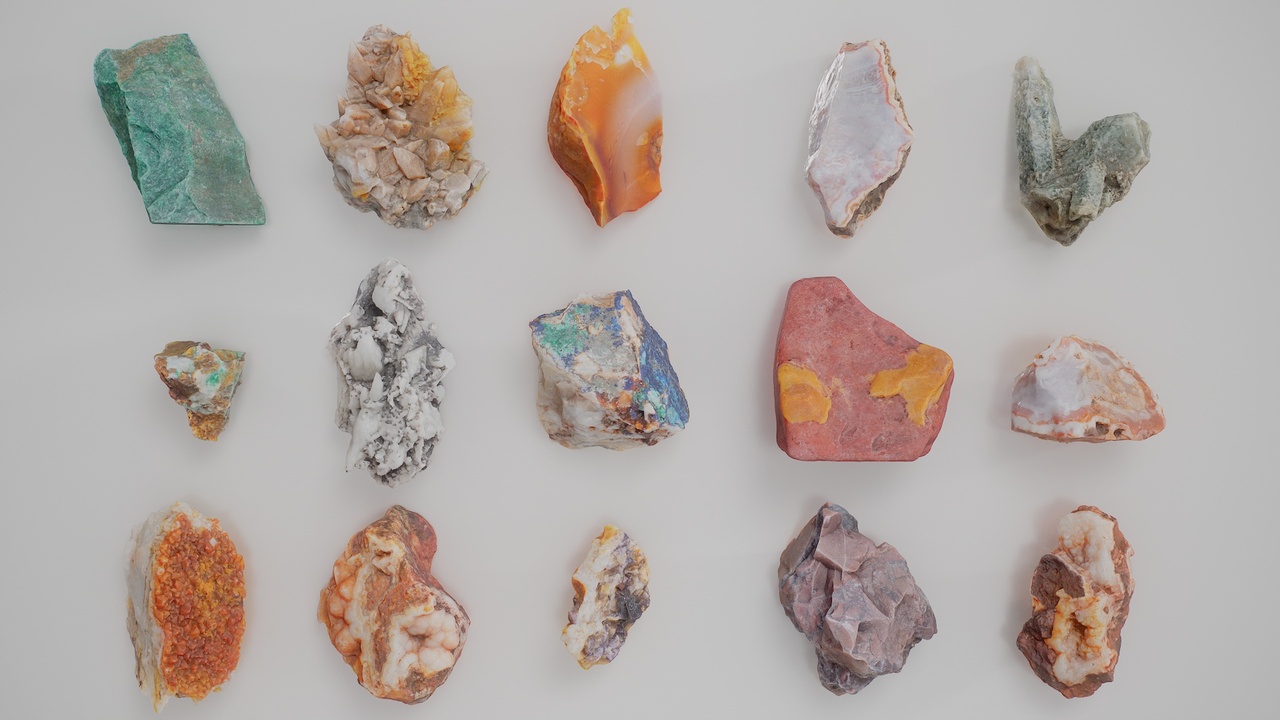 Media 1 for listing 15 3D Scanned Small Rocks Collection 1