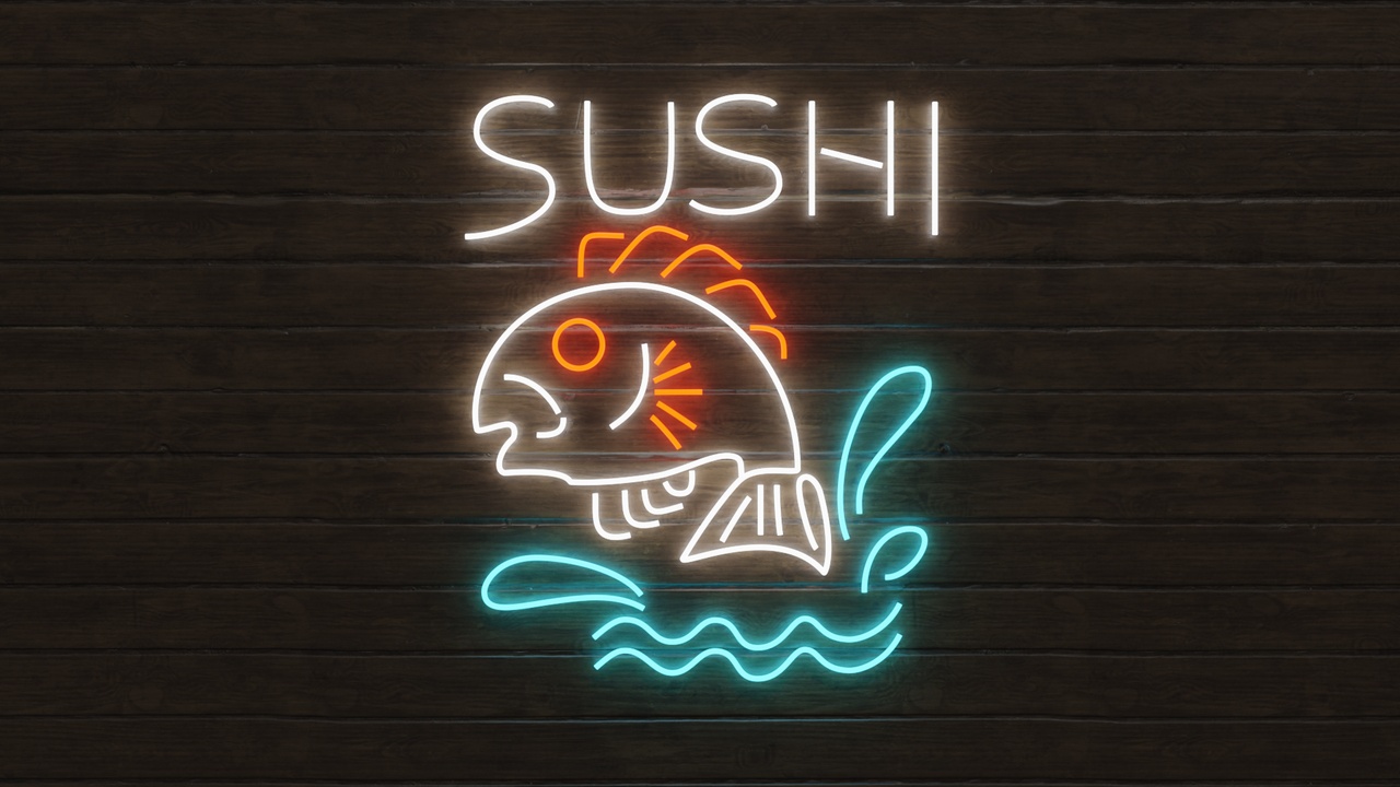 Media 1 for listing Neon Sushi Logo
