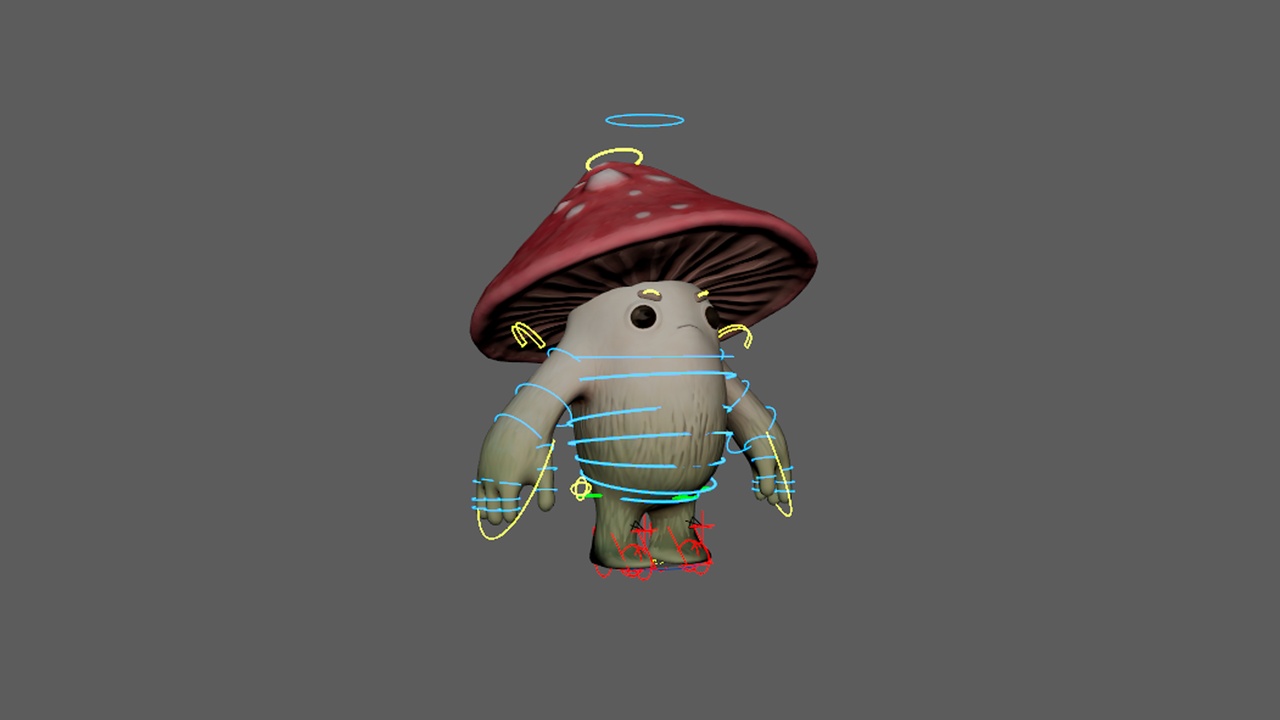Media 1 for listing Mushroom RIG (MAYA)