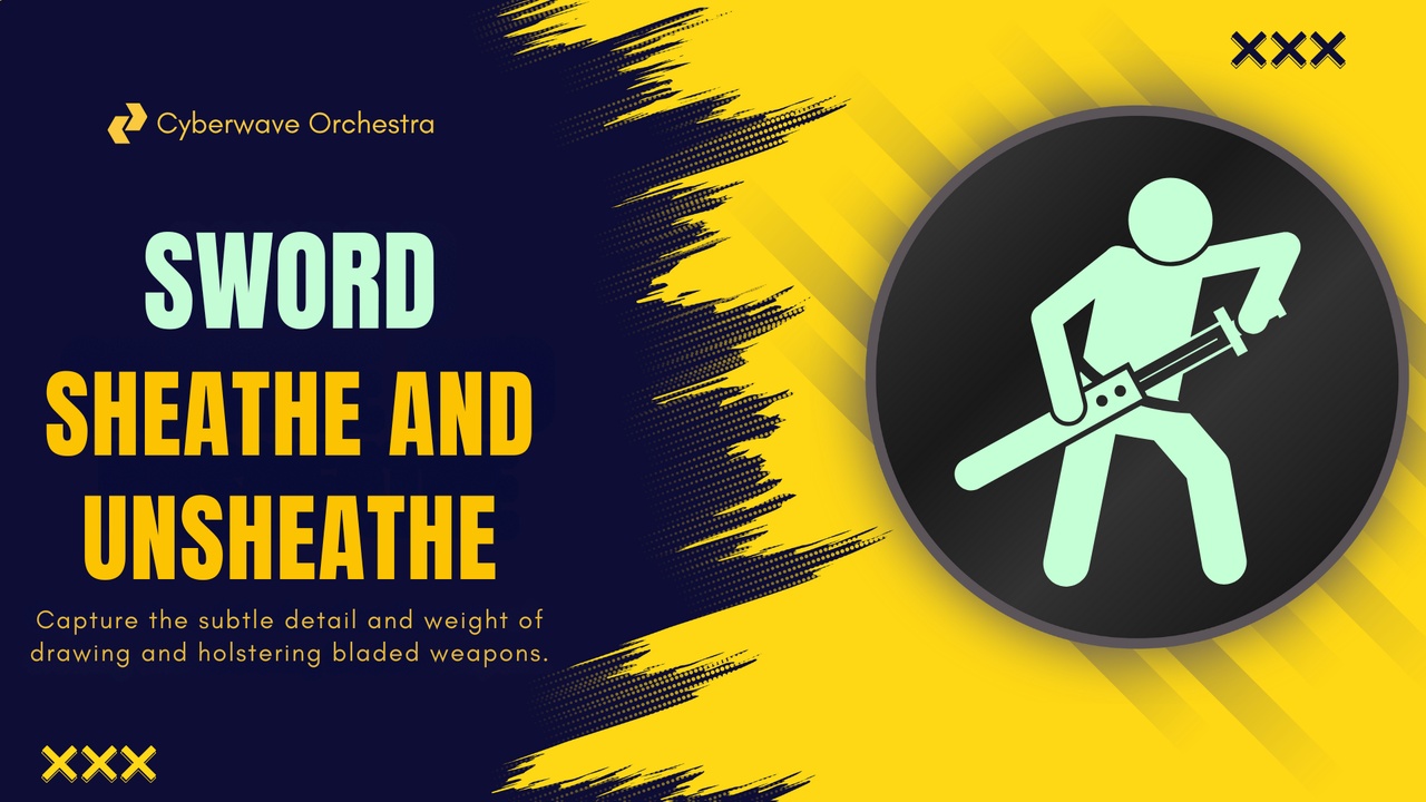 Media 1 for listing Sword Sheathe and Unsheathe Sound Effects